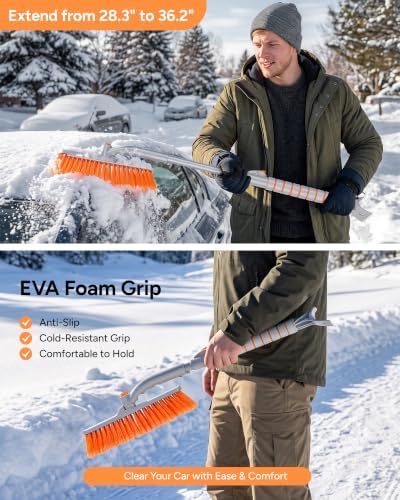 36.2" Snow Brush with Ice Scraper - Image 5