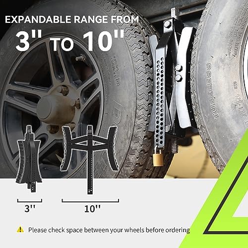 RVMATE RV Camper Wheel Chock Stabilizer Scissor, X Chocks - Image 5