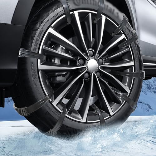 Temporary Tire Straps, Anti Skid Snow Tire Chains, Tire Zip Ties - Image 3