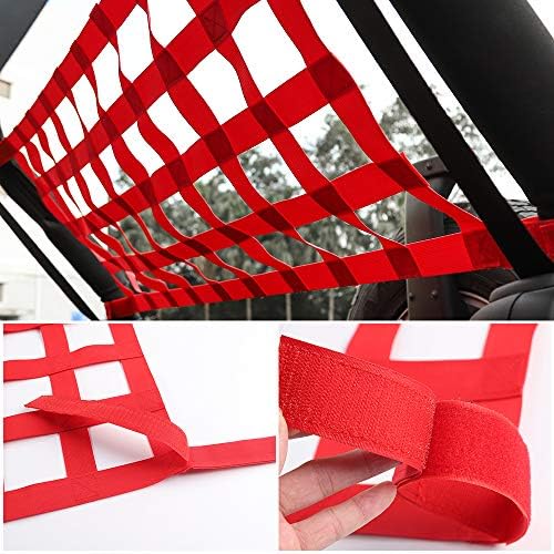 JeCar Mesh Roof Cargo Net Roof Hammock Exterior Accessories Compatible - Image 3