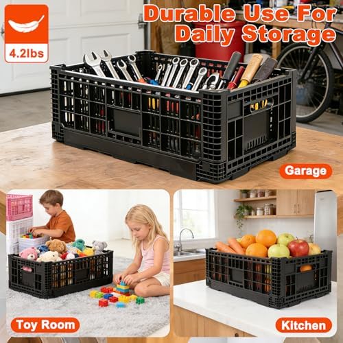 52L Milk Crate, Plastic Storage Crate - Image 5