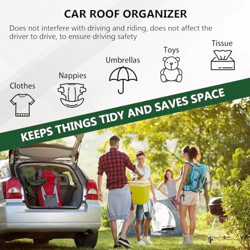Car Ceiling Cargo Net Double Layer Mesh Organizer - Image 7