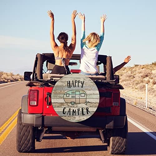 Happy Camper Spare Tire Cover Dust-Proof - Image 3