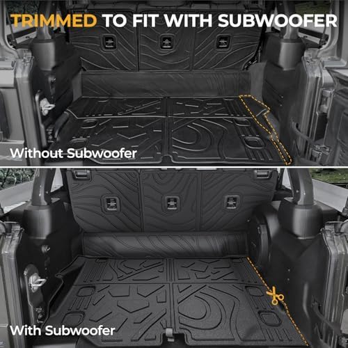 Cargo Mat for 2021-2025 2026 Jeep Wrangler JL 4XE Accessories - Image 2
