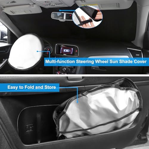 Windshield Sun Shade for 2016-2026 Toyota Tacoma Accessories - Image 5