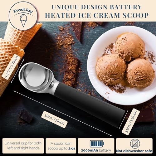Heated Ice Cream Scoop Rechargeable, Electric Warming Ice Cream Scooper - Image 5