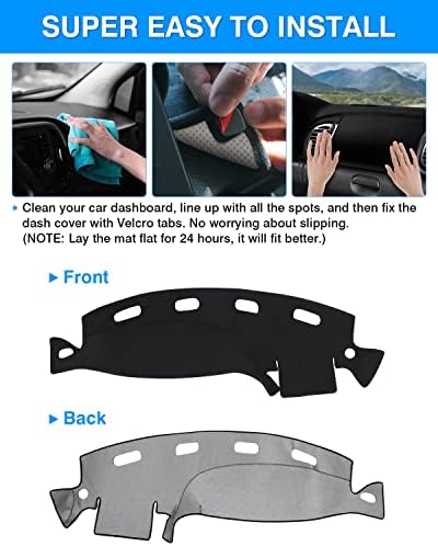 Autorder Dashboard Cover Mat for Dodge Ram 1500 2500 3500 1998-2001 Accessories - Image 5