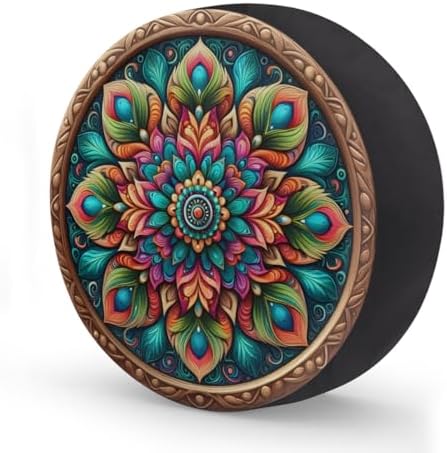 Mandala Spare Tire Cover Waterproof Dust-Proof Spare Wheel Covers - Image 2