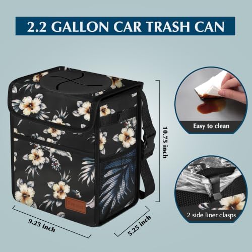 Femuar Leak Proof Car Trash Can - Image 2