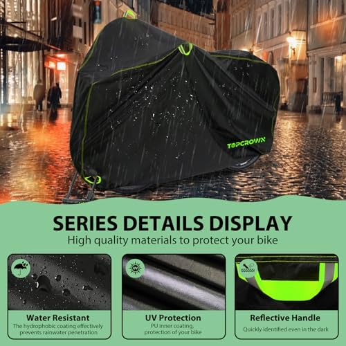 Topcrown Bike Cover Waterproof Outdoor Storage Bicycle Cover - Image 4