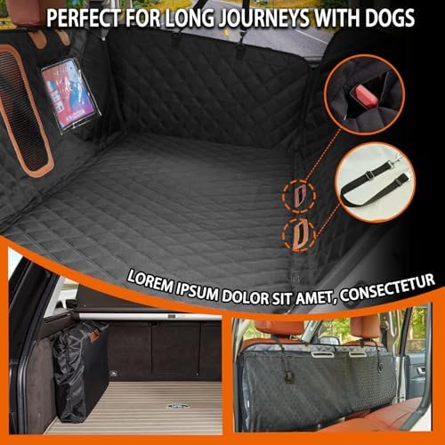 Back Seat Extender for Dogs, Sturdy Dog Car Seat Cover - Image 5