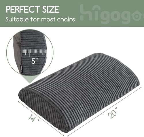 Lumbar Support Pillow for Recliner Chair/Accent Chair/Couch, Large Memory Foam - Image 2