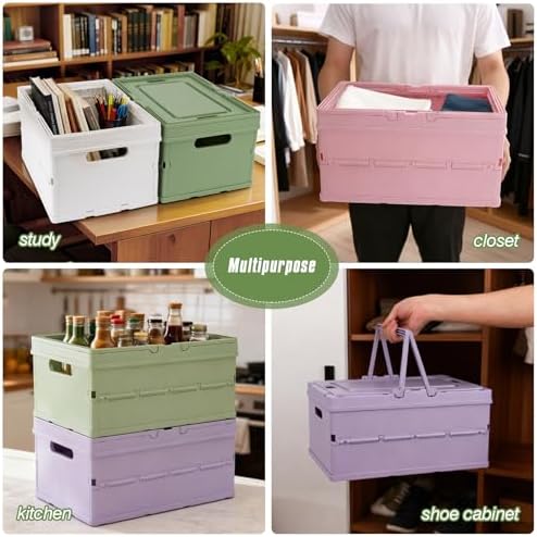 Collapsible Storage Crate with Lid - Image 6
