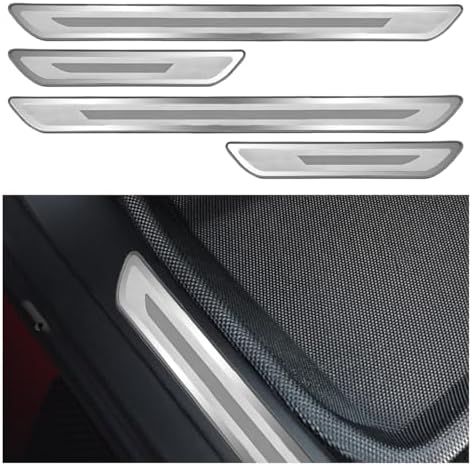 Craedli 4PCS Car Door Sill Protector, Stainless Steel Car Front & Rear Doors by Unknown