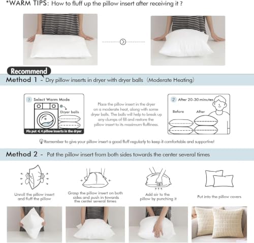MIULEE 14x22 Inch Throw Pillow Insert - Image 6