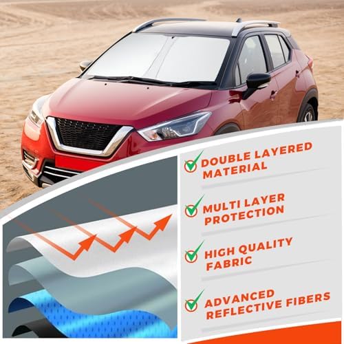 Foldable Front Windshield Sunshade fit - Image 3