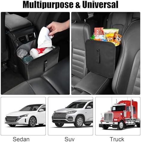 Amiss Foldable Car Trash Can, Collapsible Garbage Bag - Image 5