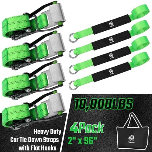 4 Pack Car Tie Down Straps for Trailers - Image 5
