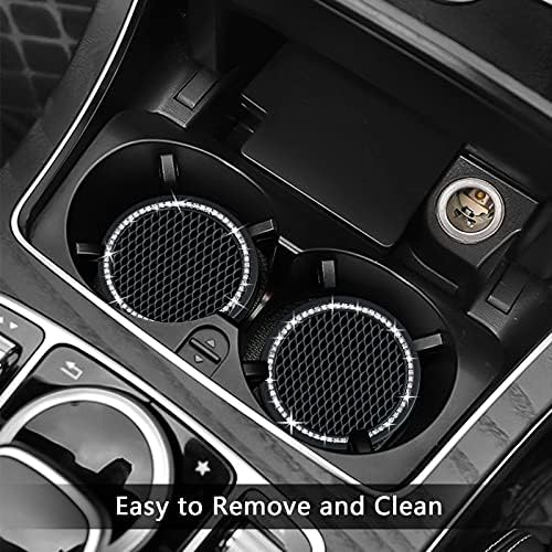 4PCS 2.75 Inch Bling Auto Car Cup Holder Insert Coasters Silicone Anti-Slip - Image 6