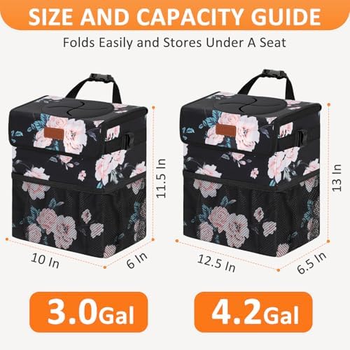 Vankor Car Trash Can with Lid Leak Proof Car Accessories - Image 7