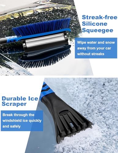 anngrowy 42" Ice Scraper Snow Brush - Image 3