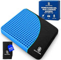 Travel Gel Seat Cushion for Long Sitting, Pressure Relief by SelectSoma