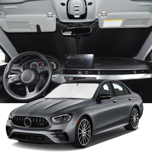 Windshield Sunshade for Mercedes E-Class Sedan 2017-2023 Sun Shade by ZOIBVCARSUNSHADE