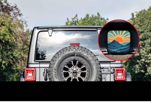 2 Inch Forest Sunset Trailer Hitch Cover Rubber Receiver Tube Plug Cap - Image 6
