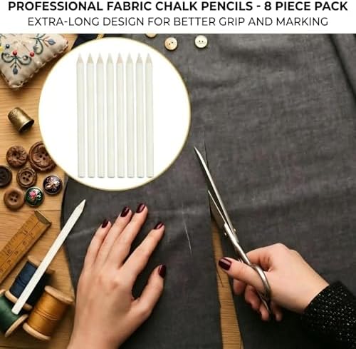 Fabric Marking Pencils 8PCS 17.5cm - Image 5