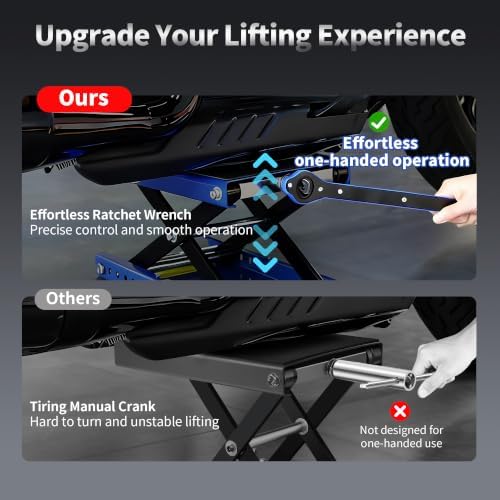 Motorcycle Lift Scissor Jack Heavy Duty Stand - Image 2