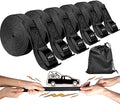 WEDAMER 6 Pack Kayak Tie Down Straps 1" x16.4Ft Cam Buckle Lashing Straps by WEDAMER