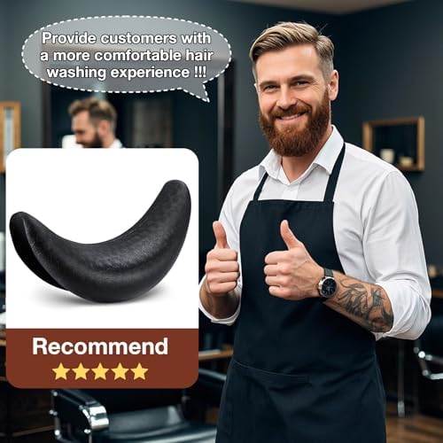 Shampoo Bowl Pillow Neck Rest for Salon Shampoo Sink, Salon Wash Bowl Neck - Image 6