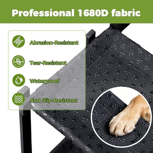 Dog Ramps for Cars, Portable Folding Dog Stairs for Cars, Reinforced Pet Steps - Image 4