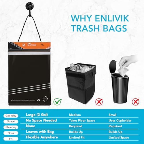 25 Pcs Disposable Car Trash Bag - Image 2