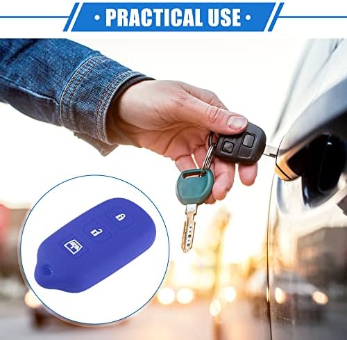2 Pcs Key Fob Case Cover Compatible - Image 2
