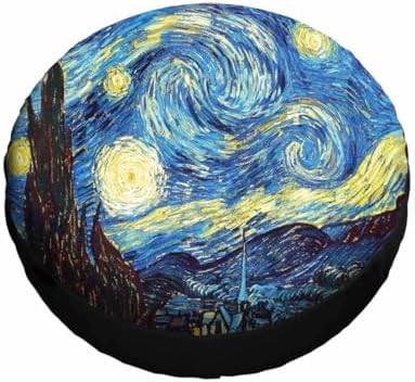 Abstract Starry Sky Spare Tire Cover - Image 3