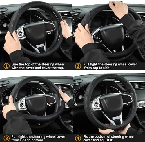 West Llama Customized Auto Car Steering Wheel Cover - Image 7