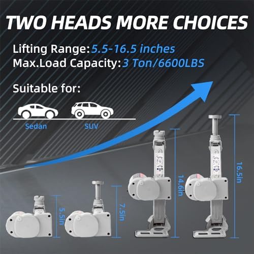 STANDTALL Electric Car Jack 3 Ton 12V Scissor Floor Jack Kit - Image 2