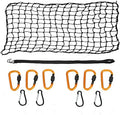 Truck Bed Cargo Net 2' x 3', Stretches to 4' x 6' by KAFLLA
