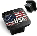 Hitch Cover Fits for 2 Inch Hitch Abstract Grunge American Flag Trailer Hitch by Unknown