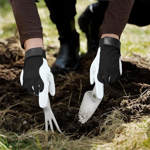 HANDLANDY Work Gloves for Men & Women, Utility Mechanic Working Gloves Touch - Image 6