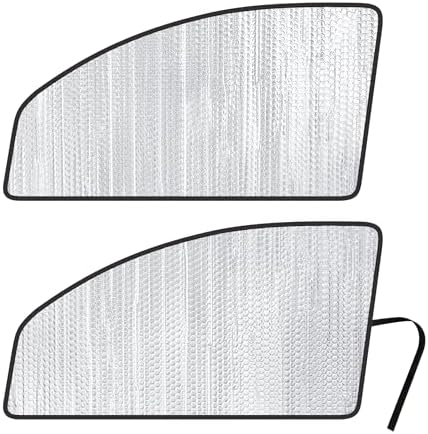 Front Side Sunshade for 19-26 GMC Sierra 1500, 20-26 2500 3500, 2Dr Regular by YelloProAutomotive