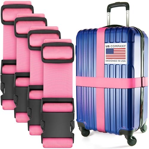 Luggage Straps for Suitcases by BlueCosto