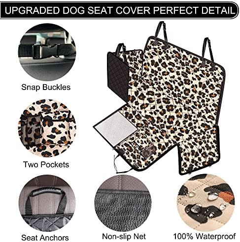 Femuar Dog Car Seat Cover, Waterproof Nonslip Pet Seat Cover - Image 3