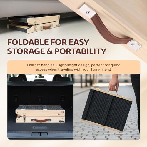 VINGLI Dog Ramp for Bed, Portable Pet Ramp for Car - Image 3