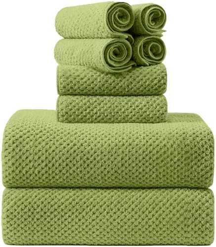 8-Piece Bath Towel Set, 2 Extra Large Bath Towel Sheets, 2 Hand Towels and 4 by Smuge