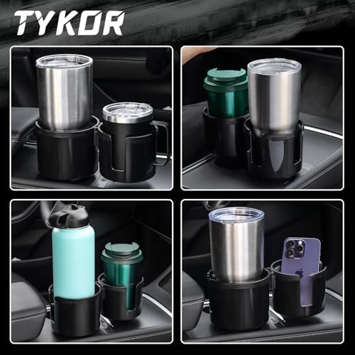 TYKOR Car Cup Holder Expander, 2 in 1 Adapter - Image 6