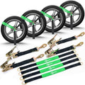 Trekassy 2in x 12ft Car Tie Down Straps by Trekassy
