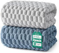 REDKISS Blue Gray Microfiber Bath Towels Large, Super Absorbent by REDKISSOnline