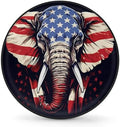 Spare Tire Cover for RV Trailer, American Elephant Tire Covers Universal Fit by Unknown